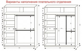 Шкаф-купе 1800 серии SOFT D8+D2+B2+PL4 (2 ящика+F обр.штанга) профиль «Графит» в Березниках - berezniki.ok-mebel.com | фото 8