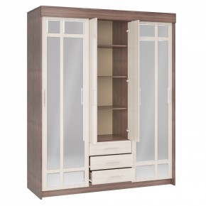 Шкаф-купе Фортуна (Ясень шимо темный/светлый) в Березниках - berezniki.ok-mebel.com | фото 3