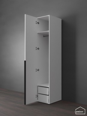 Шкаф Linnea MHR-1-3 2050х400х510 (Белый-М 11.1.2) в Березниках - berezniki.ok-mebel.com | фото 5