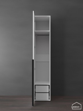 Шкаф Linnea MHR-1-3 2050х400х510 (Белый-М 11.1.2) в Березниках - berezniki.ok-mebel.com | фото 6