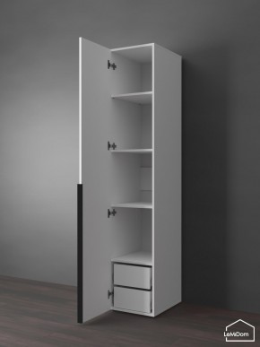 Шкаф Linnea MHR-1-3 2050х400х510 (Белый-М 11.1.2) в Березниках - berezniki.ok-mebel.com | фото 5