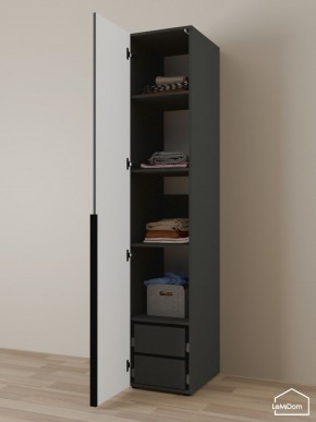 Шкаф Linnea MHR-1-4 2050х400х510 (Графит-М 11.1.25) в Березниках - berezniki.ok-mebel.com | фото 5