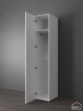 Шкаф Linnea MHR-1PO 2050х400х510 (Белый-М 11.1.2) в Березниках - berezniki.ok-mebel.com | фото 4