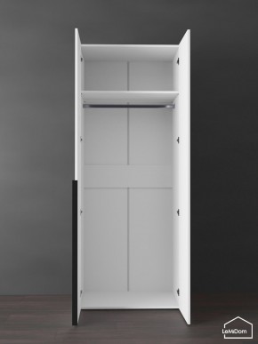 Шкаф Linnea MHR-2 2050х800х510 (Белый-М 11.1.1) в Березниках - berezniki.ok-mebel.com | фото 4