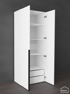 Шкаф Linnea MHR-2-4 2050х800х510 (Белый-М 11.1.1) в Березниках - berezniki.ok-mebel.com | фото 6