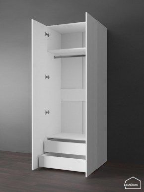 Шкаф Linnea MHR-2PO-3 2050х800х510 (Белый-М 11.1.2) в Березниках - berezniki.ok-mebel.com | фото 5