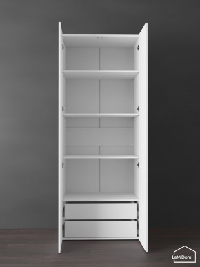 Шкаф Linnea MHR-2PO-4 2050х800х510 (Белый-М 11.1.1) в Березниках - berezniki.ok-mebel.com | фото 5