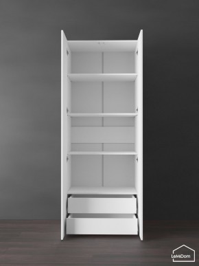 Шкаф Linnea MHR-2PO-4 2050х800х510 (Белый-М 11.1.2) в Березниках - berezniki.ok-mebel.com | фото 6
