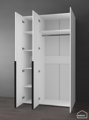 Шкаф Linnea MHR-3-1 2050х1200х510 (Белый-М 11.1.1) в Березниках - berezniki.ok-mebel.com | фото 5