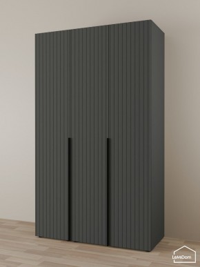 Шкаф Linnea MHR-3-1 2050х1200х510 (Графит-М 11.1.25) в Березниках - berezniki.ok-mebel.com | фото