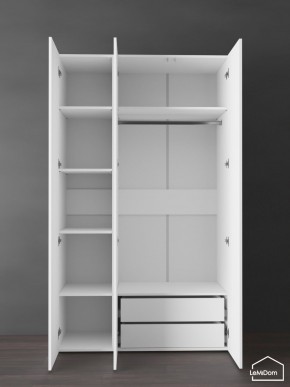 Шкаф Linnea MHR-3PO-2 2050х1200х510 (Белый-М 11.1.2) в Березниках - berezniki.ok-mebel.com | фото 6