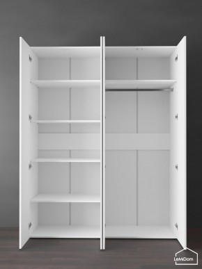 Шкаф Linnea MHR-4PO-1 2050х1600х510 (Белый-М 11.1.2) в Березниках - berezniki.ok-mebel.com | фото 4
