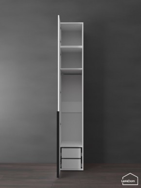Шкаф с антресолью Linnea MHR-1A-3 2450х400х510 (Белый-М 11.1.1) в Березниках - berezniki.ok-mebel.com | фото 5