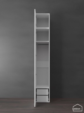 Шкаф с антресолью Linnea MHR-1POA-3 2450х400х510 (Белый-М 11.1.1) в Березниках - berezniki.ok-mebel.com | фото 5