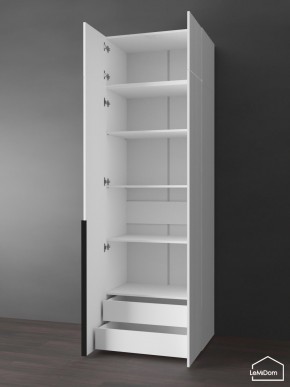 Шкаф с антресолью Linnea MHR-2A-4 2450х800х510 (Белый-М 11.1.1) в Березниках - berezniki.ok-mebel.com | фото 5