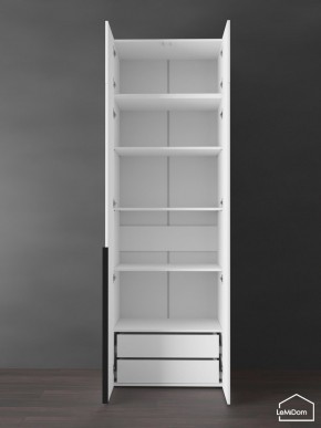Шкаф с антресолью Linnea MHR-2A-4 2450х800х510 (Белый-М 11.1.1) в Березниках - berezniki.ok-mebel.com | фото 6