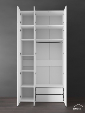 Шкаф с антресолью Linnea MHR-3POA-2 2450х1200х510 (Белый-М 11.1.2) в Березниках - berezniki.ok-mebel.com | фото 6