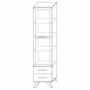 Шкаф-витрина 450 Вега Скандинавия в Березниках - berezniki.ok-mebel.com | фото 7