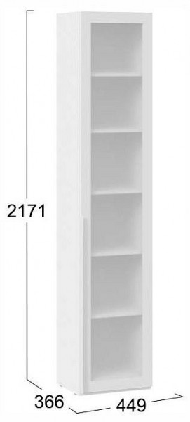 Шкаф-витрина Порто СМ-393.07.213 в Березниках - berezniki.ok-mebel.com | фото 4