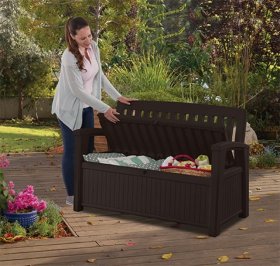 Скамья Patio Bench коричневый в Березниках - berezniki.ok-mebel.com | фото 2