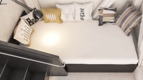 Стандарт Кровать 0900, цвет венге, ШхГхВ 93,5х203,5х70 см., сп.м. 900х2000 мм., без матраса, основание есть в Березниках - berezniki.ok-mebel.com | фото 6