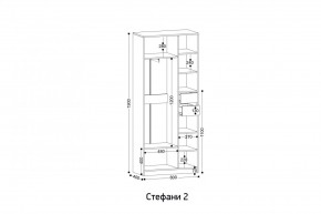 СТЕФАНИ-2 Шкаф в Березниках - berezniki.ok-mebel.com | фото 2