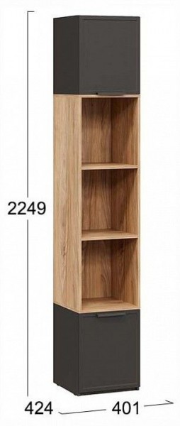 Стеллаж комбинированный Стелла в Березниках - berezniki.ok-mebel.com | фото 4