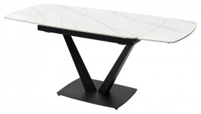 Стол ALATRI 120 MATT WHITE MARBLE SOLID CERAMIC / BLACK, ®DISAUR в Березниках - berezniki.ok-mebel.com | фото 10