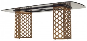 Стол CHIAVARI 220 KL-188 Контрастный мрамор матовый, итальянская керамика / Шампань, ®DISAUR в Березниках - berezniki.ok-mebel.com | фото 5