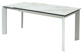 Стол CREMONA 160 KL-188 Контрастный мрамор / белый каркас, ®DISAUR в Березниках - berezniki.ok-mebel.com | фото 7