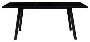 Стол ФИН 120 Черный, стекло/ Черный каркас М-City в Березниках - berezniki.ok-mebel.com | фото 1