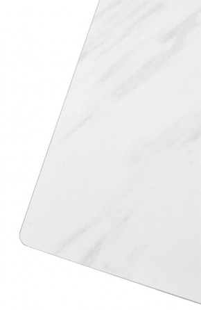 Стол FONDI 180 MARBLES KL-99 Белый мрамор матовый, итальянская керамика/ черный каркас, ®DISAUR в Березниках - berezniki.ok-mebel.com | фото 6