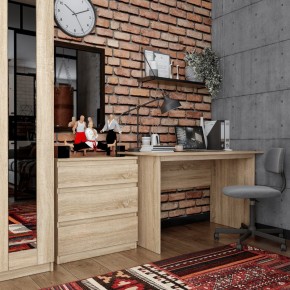 Стол КАСТОР письменный 120х65, цвет Дуб Сонома в Березниках - berezniki.ok-mebel.com | фото 3