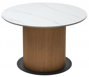 Стол MESA D120 цвет БЕЛЫЙ МРАМОР M326 / Каркас OAK, ®DISAUR в Березниках - berezniki.ok-mebel.com | фото 7
