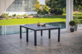 Стол раскладной Джули (Julie Double table 2 configurations) Графит в Березниках - berezniki.ok-mebel.com | фото 2