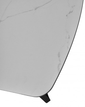 Стол RASMUS 160 TL-45 Белый мрамор, испанская керамика / черный каркас, ®DISAUR в Березниках - berezniki.ok-mebel.com | фото 6