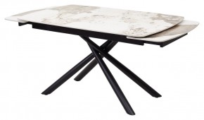 Стол RIVOLI 140 GLOSS LUXURY PANDORA SOLID CERAMIC / BLACK, ®DISAUR в Березниках - berezniki.ok-mebel.com | фото 5