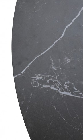 Стол TERNI 120 MATT BLACK MARBLE SOLID CERAMIC Черный мрамор матовый, керамика /Черн.каркас, ®DISAUR в Березниках - berezniki.ok-mebel.com | фото 9