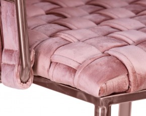 Стул барный DOBRIN EMMA ROSE GOLD, розовый велюр (VF-10) в Березниках - berezniki.ok-mebel.com | фото 7