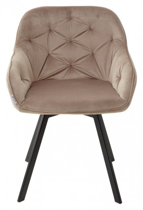 Стул GALE 360 град. поворот. BLUVEL-40 BEIGE, велюр/ черный каркас, М-City в Березниках - berezniki.ok-mebel.com | фото 6