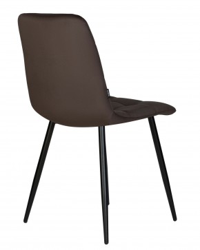 Стул обеденный DOBRIN CHILLY, Эспрессо Holland 74, основание черное в Березниках - berezniki.ok-mebel.com | фото 5
