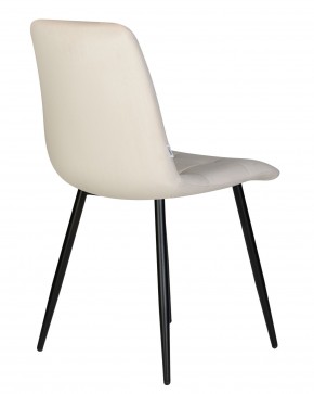 Стул обеденный DOBRIN CHILLY, Кремовый Holland 05, основание черное в Березниках - berezniki.ok-mebel.com | фото 5