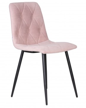 Стул обеденный DOBRIN CHILLY ROMBO, Розовый Simple 03, основание черное в Березниках - berezniki.ok-mebel.com | фото 2