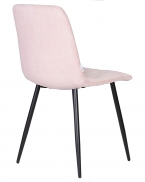 Стул обеденный DOBRIN CHILLY ROMBO, Розовый Simple 03, основание черное в Березниках - berezniki.ok-mebel.com | фото 4