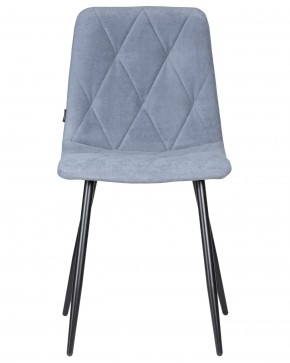 Стул обеденный DOBRIN CHILLY ROMBO, Серо-голубой Simple 26, основание черное в Березниках - berezniki.ok-mebel.com | фото 6