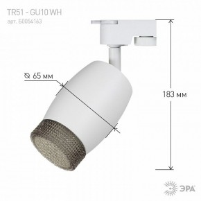 Светильник на штанге Эра  TR51 - GU10 WH в Березниках - berezniki.ok-mebel.com | фото 4