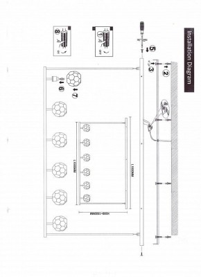Светильник на штанге Imperiumloft RH Boule De Cristal Linear 40,1222 в Березниках - berezniki.ok-mebel.com | фото 11