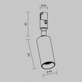 Светильник на штанге Maytoni Focus Led TR201-1-10W3K-M-B в Березниках - berezniki.ok-mebel.com | фото 7