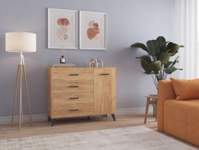 СВЕТЛАНА LOFT Комод-тумба  (дуб золотой) в Березниках - berezniki.ok-mebel.com | фото 3