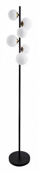Торшер Arte Lamp Gemini A2243PN-6BK в Березниках - berezniki.ok-mebel.com | фото